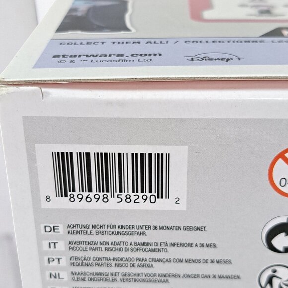 Funko Pop Luke Skywalker with Grogu #482 Star Wars - Picture 8 of 9